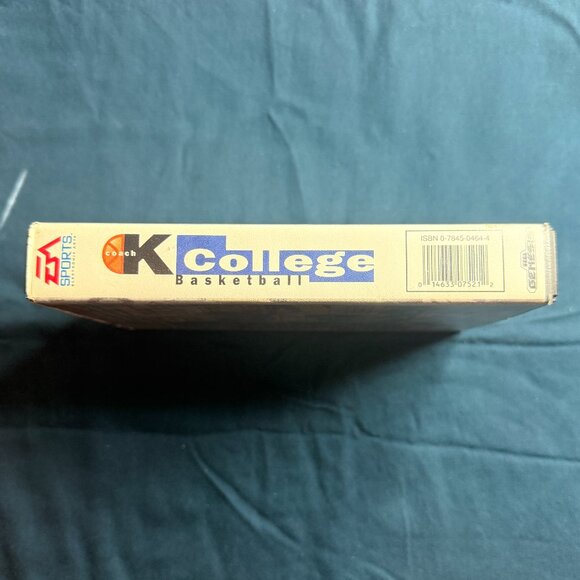 Coach K College Basketball Vintage Video Game (Sega) - Picture 3 of 5